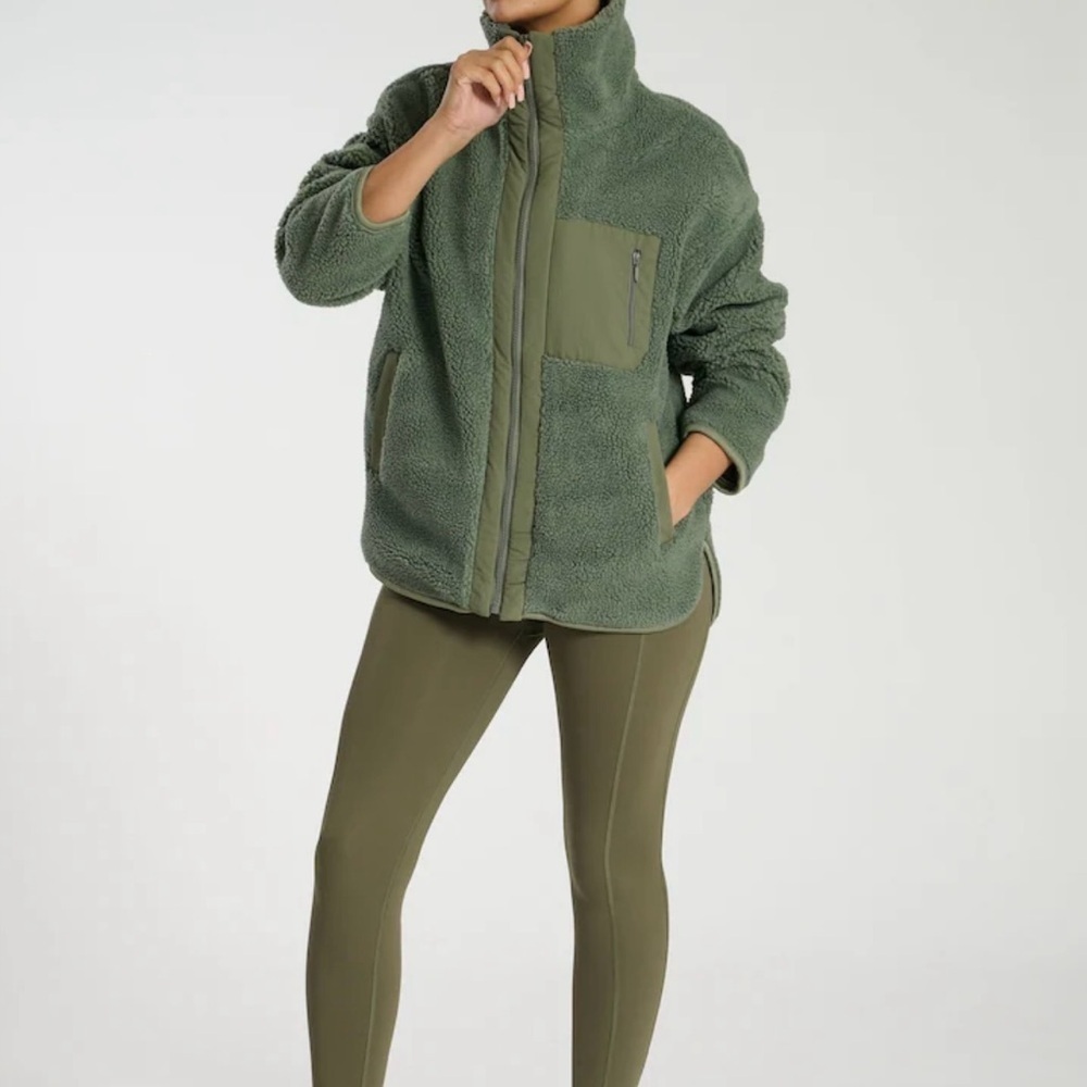 ARIZONA women’s Jean Company Olive Fleece Jacket